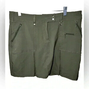 GGBlue Women Olive Green Skort 8